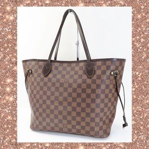 Louis Vuitton Neverfull MM Damier Ebene Authentic
